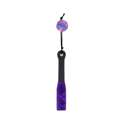 12 In Paddle With Purple Faux Fur Lining