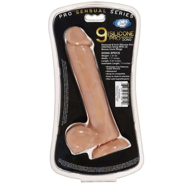 Cloud 9 Pro Sensual Premium Silicone 9 Inch Suction Cup Dildo - Caramel — image 18 of 20