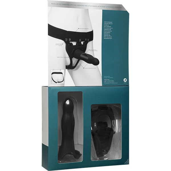 Body Extensions BE Daring 7" Hollow Silicone Strap-On System by Doc Johnson — image 15 of 21