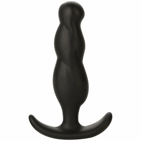 Mood Naughty 3 Medium Silicone Butt Plug by Doc Johnson - Black — image 3 of 3