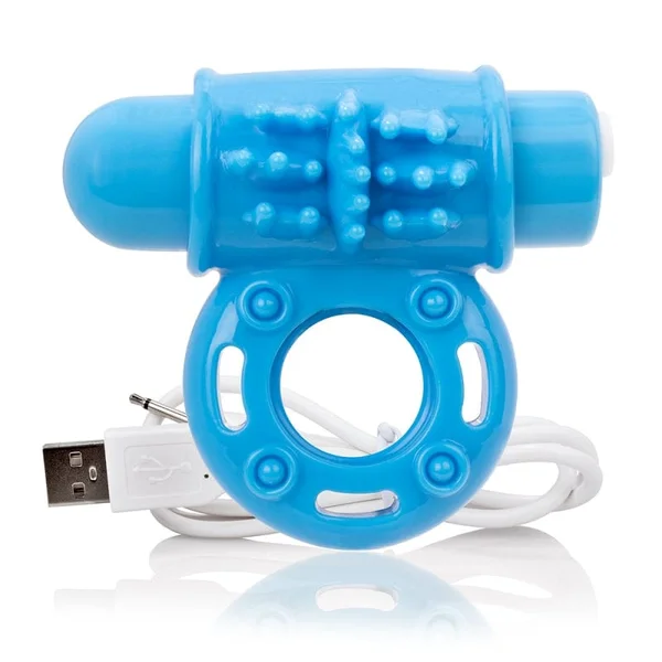Charged O Wow Rechargeable Vibrating Cock Ring By Screaming O - Blue — image 15 of 23