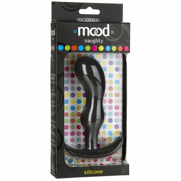 Mood Naughty 2 Large Silicone Butt Plug by Doc Johnson - Black — image 4 of 5