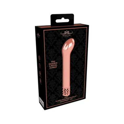Royal Gems Jewel Abs Rechargeable Bullet Rose Gold