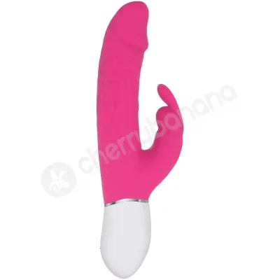Adam Eve Eve s Realistic Penis Shaped Pink Rabbit Vibrator