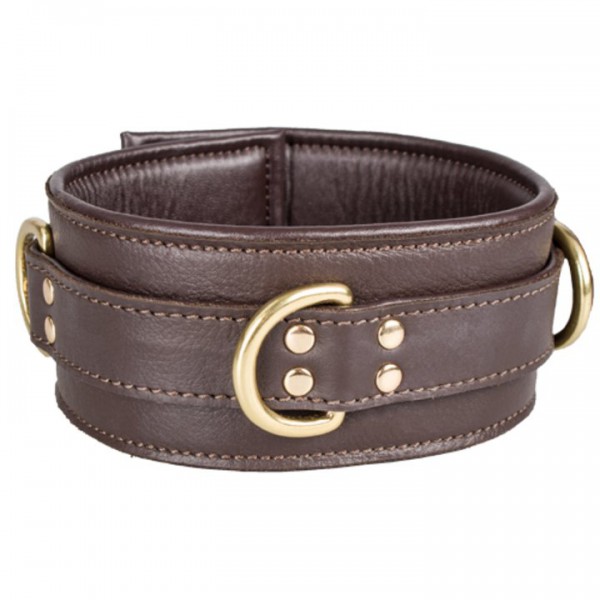 Bondara Luxe Dressage Dreams Soft Leather Collar With D-Rings