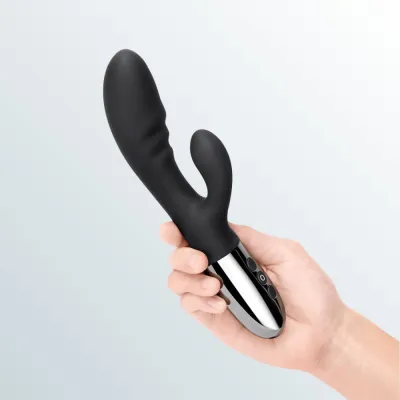 Le Wand Blend Dual Motor Rabbit Vibrator Black