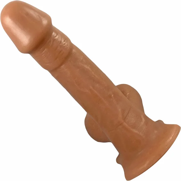 Goodfella Vixskin Realistic Silicone Dildo By Vixen - Caramel — image 10 of 11