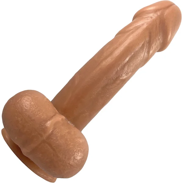 Goodfella Vixskin Realistic Silicone Dildo By Vixen - Caramel — image 9 of 11