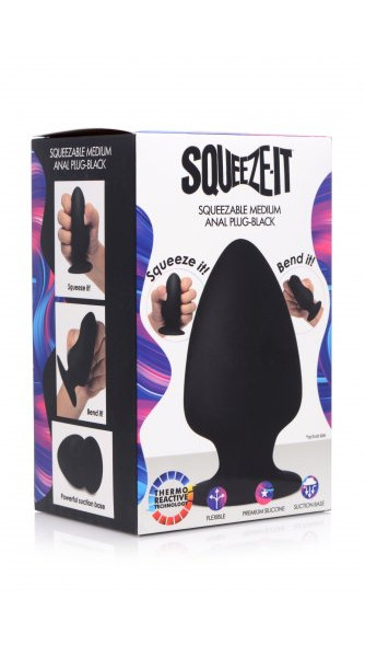 Squeezable Silicone Anal Plug — image 4 of 8