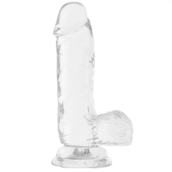 King Cock Clear 5'' Cock with Balls