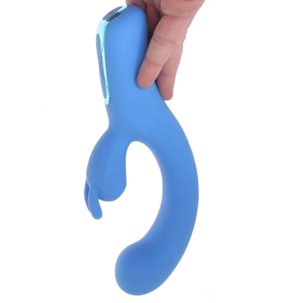 Jack Rabbit Elite Suction Rabbit Silicone Rechargeable Dual Stimulation Vibrator By CalExotics
