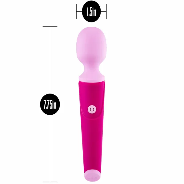 Noje W4 Wand Style Rechargeable Vibrator by Blush - Lily