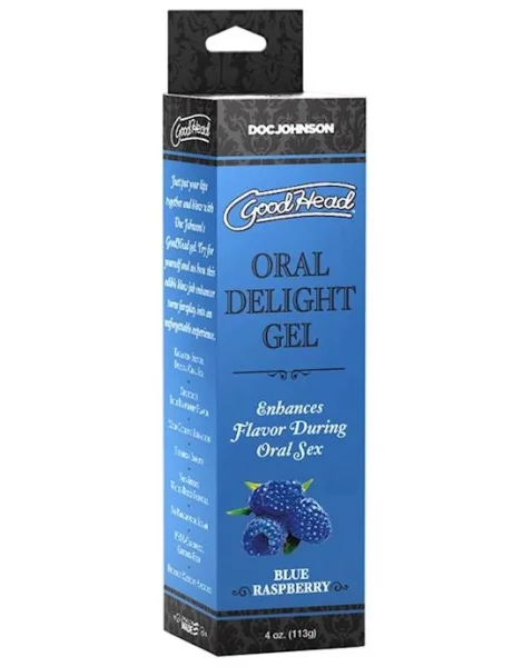 Goodhead Oral Delight Gel Blue Raspberry 4 Oz.