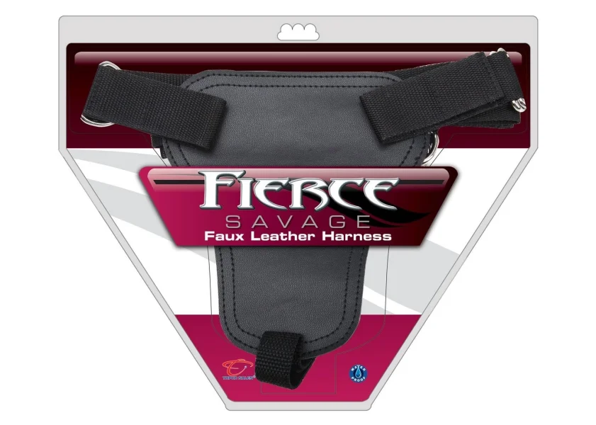 Fierce Savage Faux Leather Harness