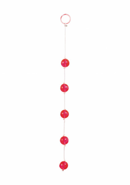 Anal Beads - Red - What Are Anal Beads
