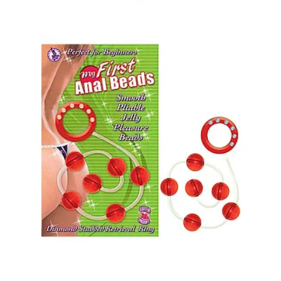 My First Anal Beads Red