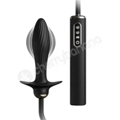 Anal Fantasy Elite Black 4 Auto Throb Inflatable Vibrating Plug