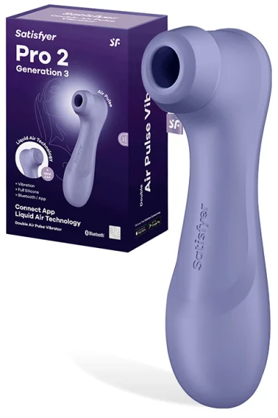 Satisfyer Pro 2 Gen 3 with App - 6.25" Clitoral Stimulator with Liquid Air Tech & Vibration