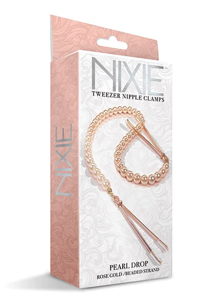 Nixie Pearl Drop Tweezer Nipple Clamps