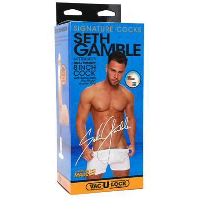 Seth Gamble 8 ULTRASKYN Cock With Removable Vac U Lock Suction Cup
