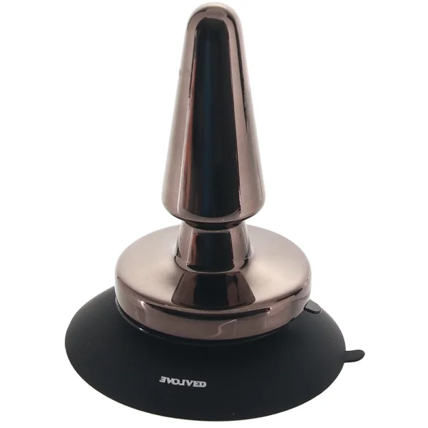 Beginner Metal Plug Rechargeable Vibrating Butt Plug By Evolved Novelties