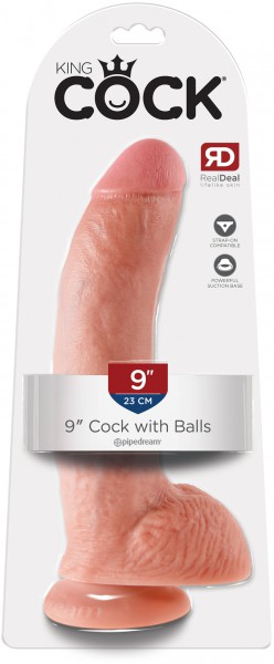 9" Cock + Balls