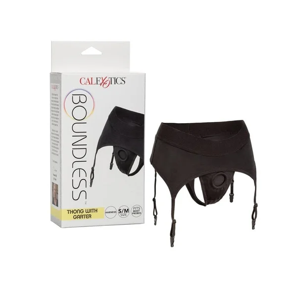 Boundless Thong With Garter Strap-On Harness By CalExotics — image 17 of 22