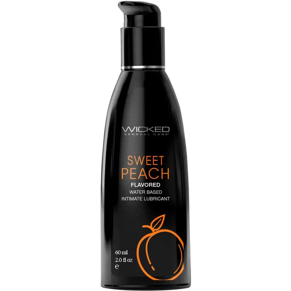 Wicked Aqua Sweet Peach Water Based Personal Lubricant 2 fl oz — image 3 of 3