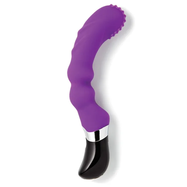 G 10 Function Vibrating Rechargeable Silicone G-Spot Massager By Nu Sensuelle - Purple — image 5 of 6