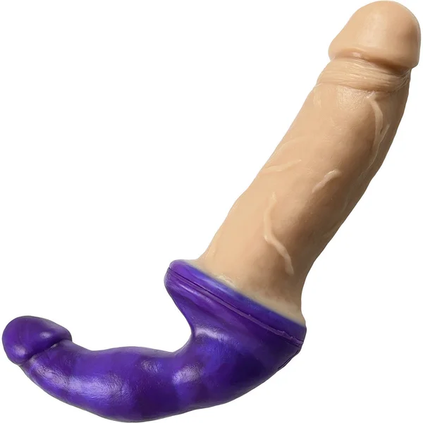 Peacemaker VixSkin Silicone Double Dildo By Vixen - Vanilla — image 7 of 10