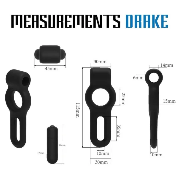 Velv'Or Rooster Drake Dual-Ring Vibrating C-Ring — image 9 of 12