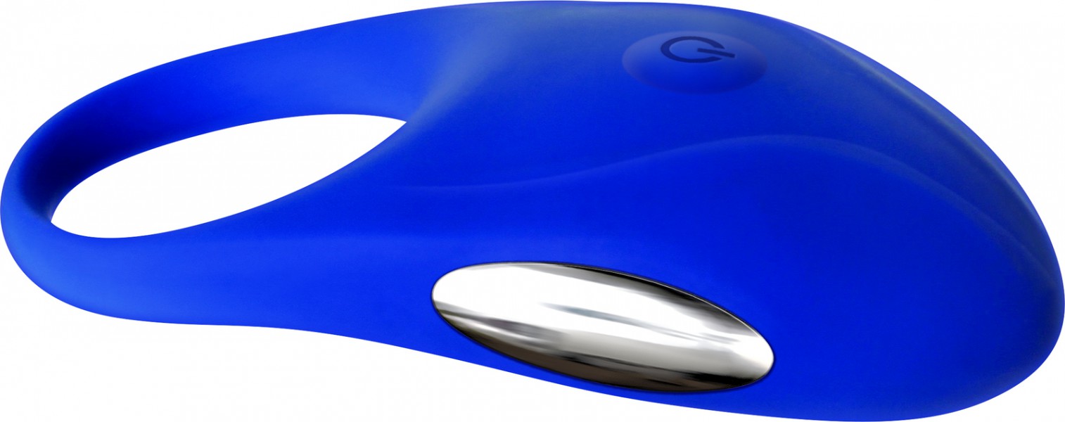Couples Blue Vibrating Cock Ring