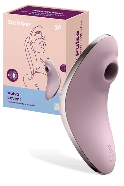 Satisfyer Vulva Lover 1 Air Pulse Clitoral Stimulator with Vibration
