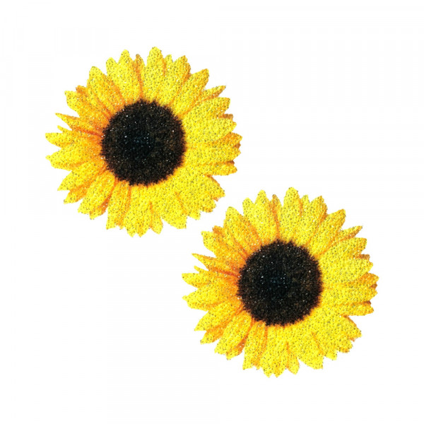 Neva Nude Pasties Seductive Sunflower Glitter Velvet