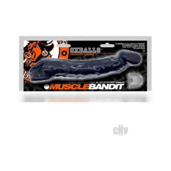 :  Oxballs Muscle Bandit Slimmest Muscle Cocksheath Black