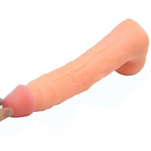 13'' Giant Thick Cock + Balls