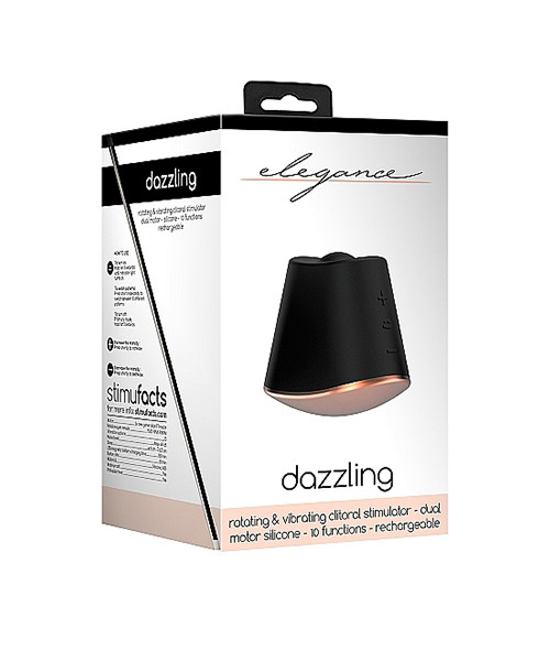Rotating & Vibrating Clitoral Stimulator - Dazzling