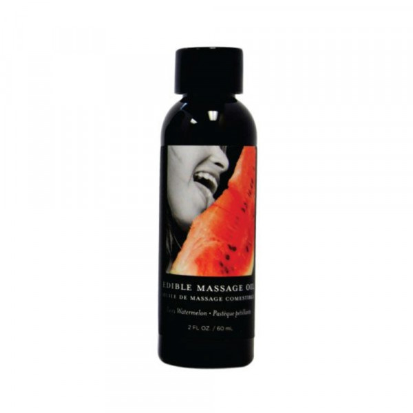 Earthly Body Edible Massage Oil Watermelon 2oz