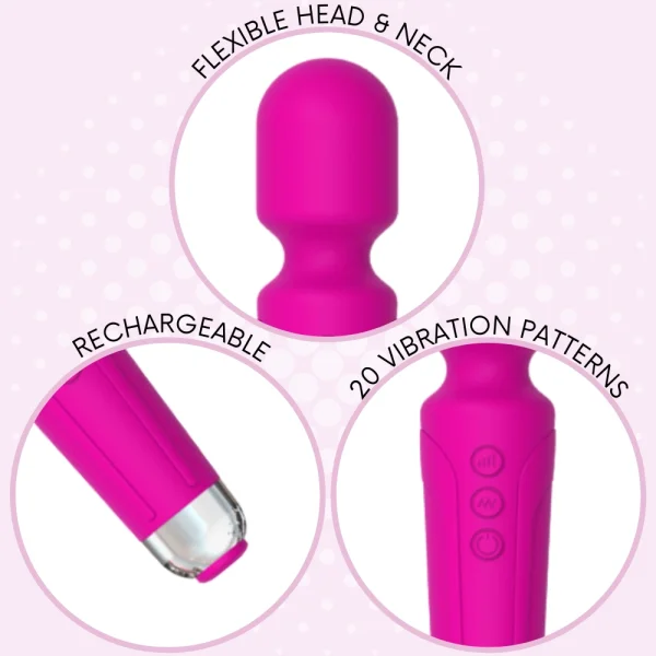 $1.99 Silicone Power Wand Massager - Add To Your Cart!