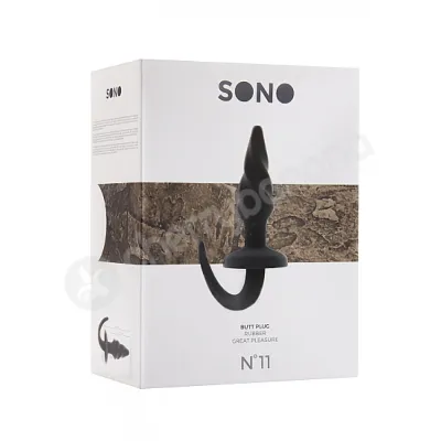 Sono No 11 Black Tailed Butt Plug