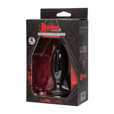 Lube Luge Premium Plug 4inch Black