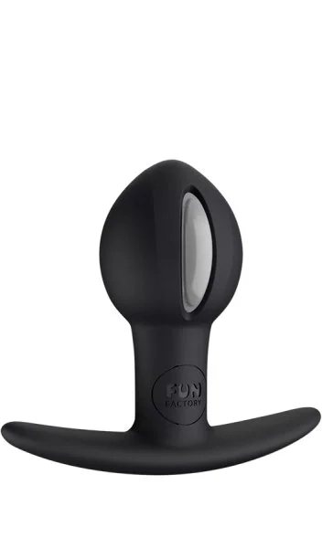 Fun Factory B Ball Uno Weighted Butt Plug Black Gray — image 4 of 6