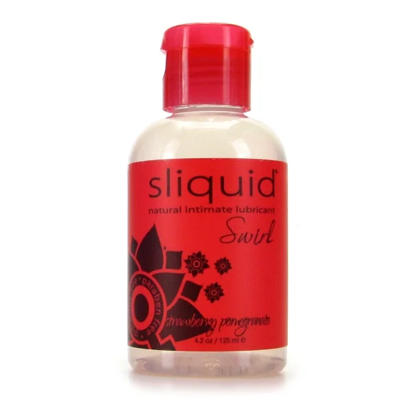 Sliquid Naturals Swirl Strawberry Pomegranate - Water-Based Lube | 4.2oz