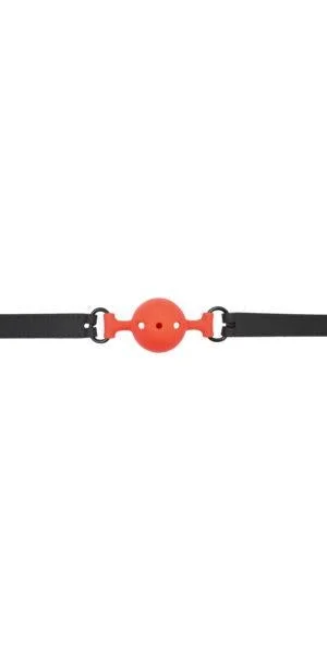 Stfu Breathable Ball Gag Small Black Orange O/S