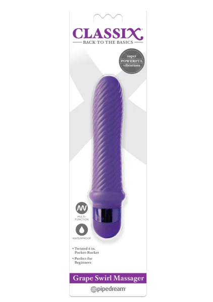 Classix Grape Swirl Massager