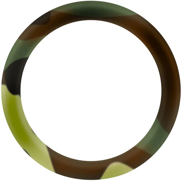 Performance Silicone Camo Cock Ring By Blush Novelties - Green Camouflage — image 6 of 8