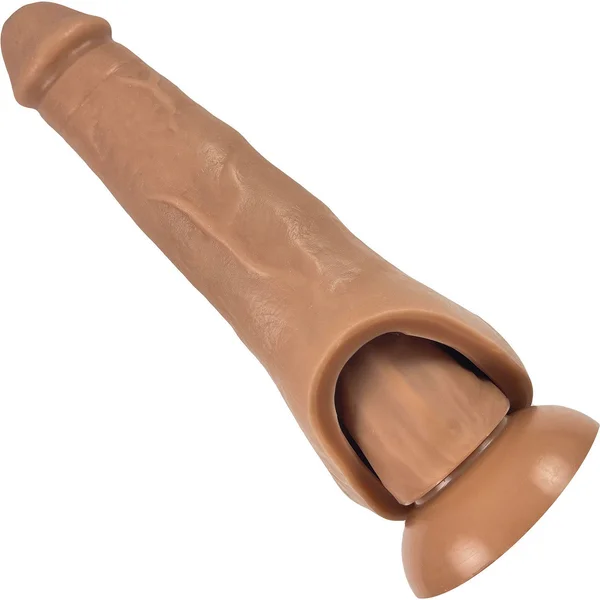 Ride On Silicone Penis Extender By Vixen - Caramel — image 16 of 20