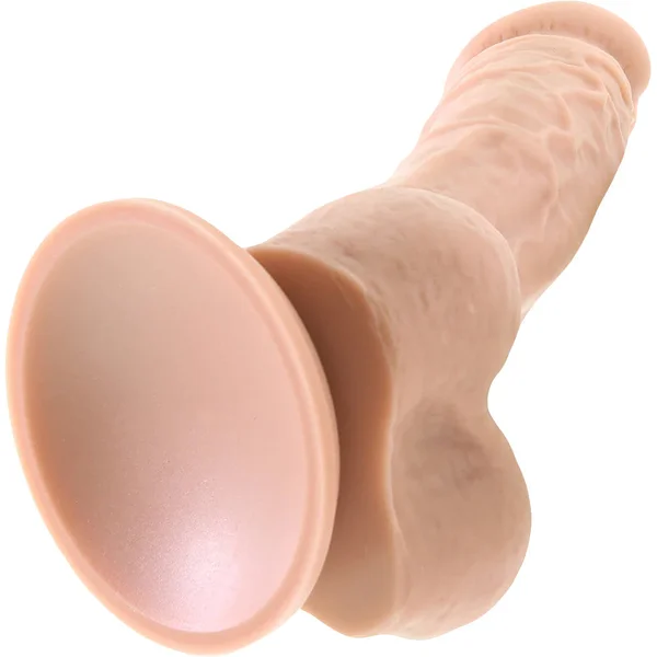 Colours Dual Density 8 Inch Silicone Suction Cup Dildo - Vanilla — image 18 of 18