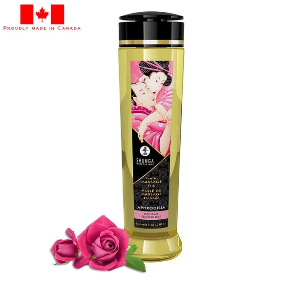 Shunga Erotic Massage Oil - Aphrodisia - Rose Scented 8 fl. oz — image 4 of 4