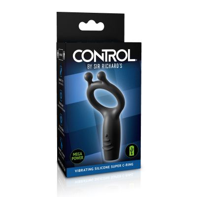 Vibrating Silicone Super Cock Ring